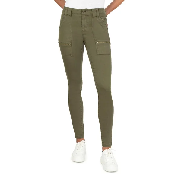 Joie Women's High Rise Park Zip Pocket Skinny Cargo Jeans NWT - Picture 2 of 5